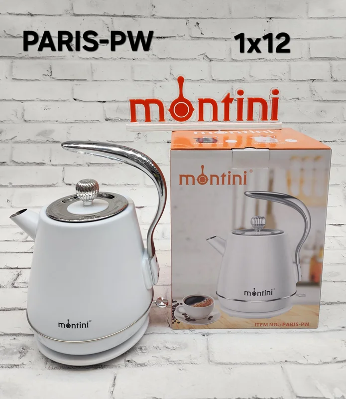 کتری برقی مونتینی مدل PARIS-PW ساخت 2025 جدید و شیک