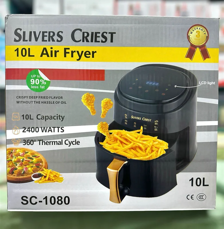 سرخ کن 10 لیتری سیلور کرست مدل SLIVER CRIEST SC_1080 Air Fryer I SC_1080