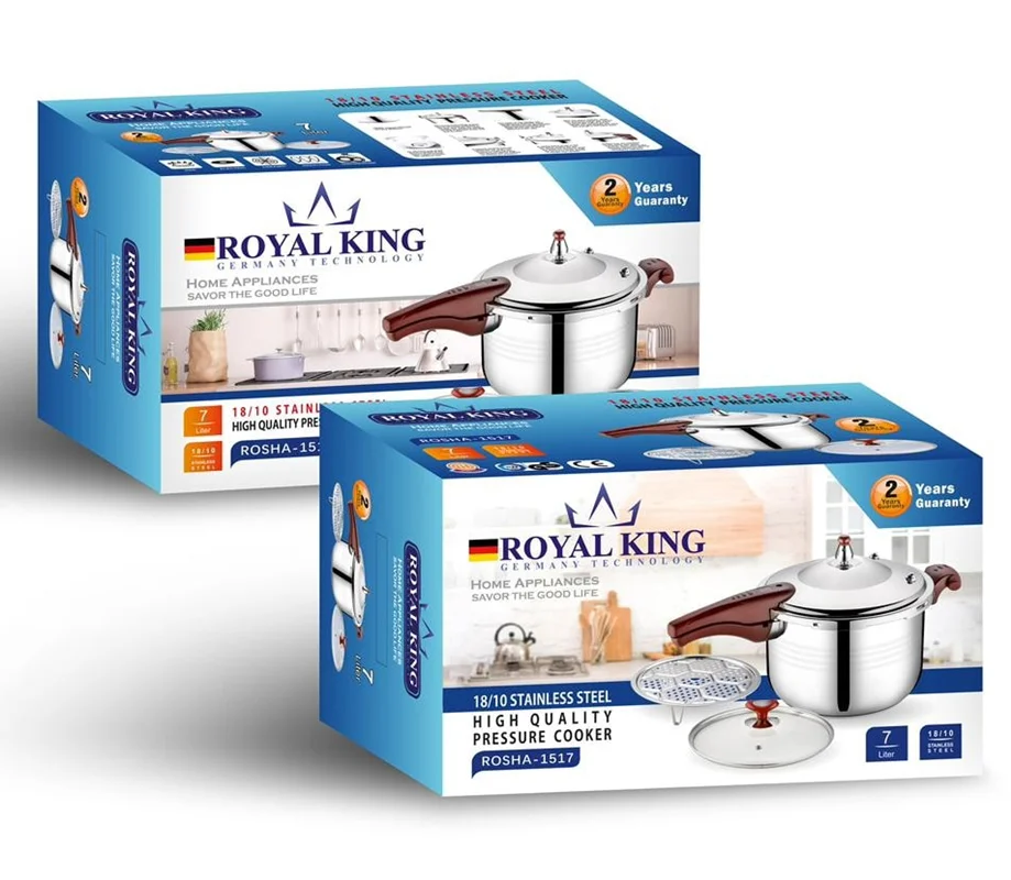 زودپز 7 لیتری رویال کینگ المان مدل 1817، 3 کاره