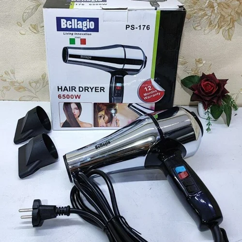 سشوار 6500 وات بدنه فلزی مدل 176 بلاجیو Bellagio