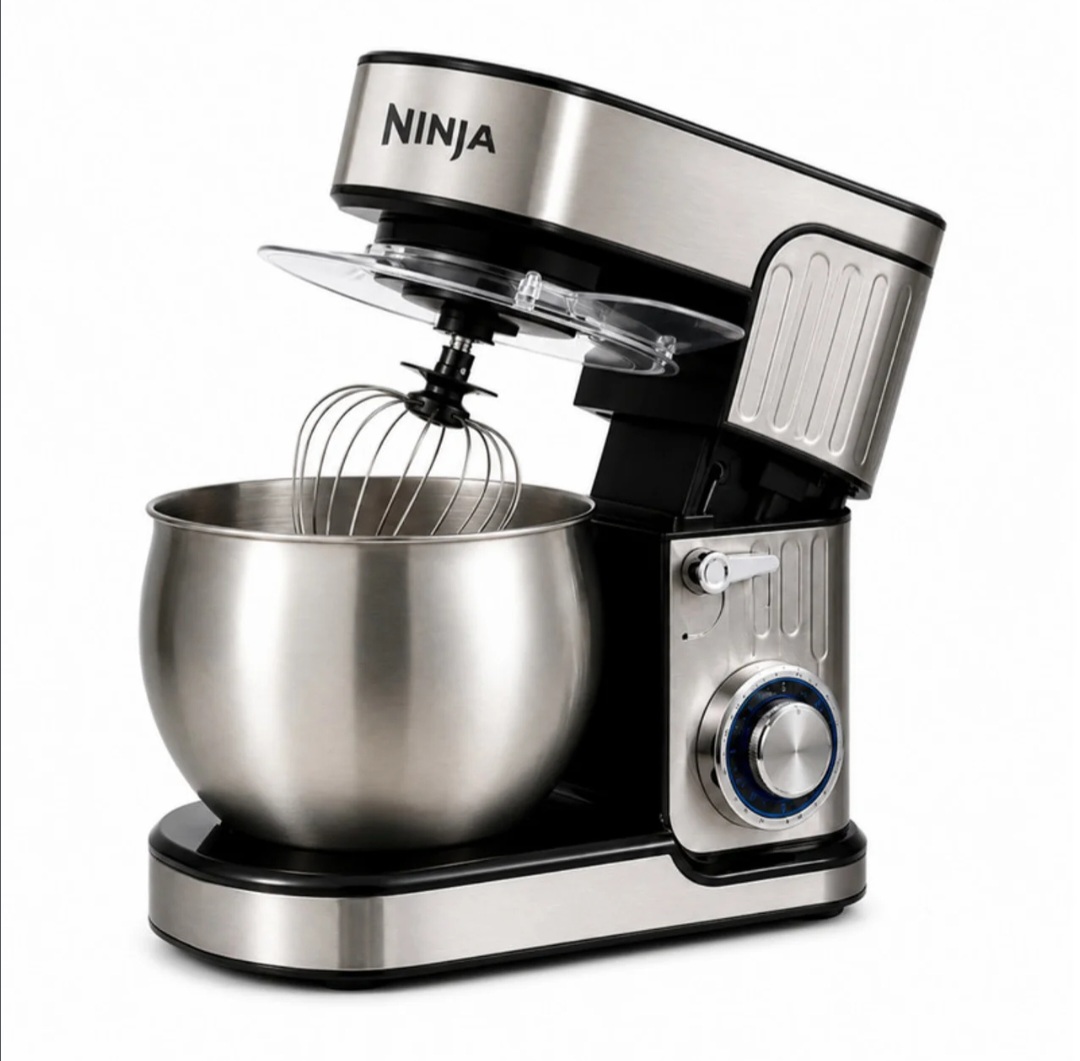 همزن حرفه ای کاسه دار نینجا مدل NJC-1200 ظرفیت ۸ لیتر ۴۰۰۰ وات