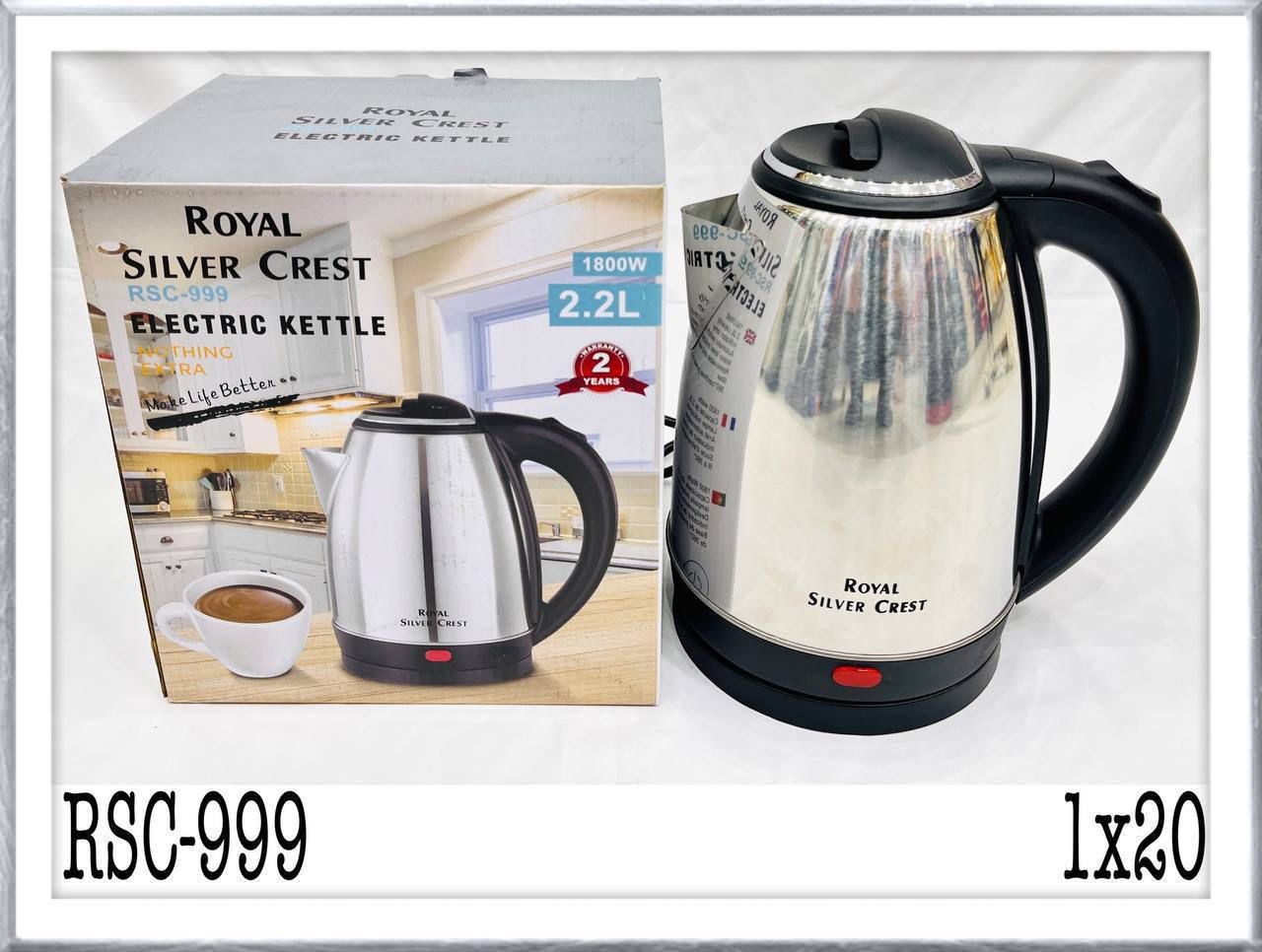 کتری برقی سیلور کرست مدل 999