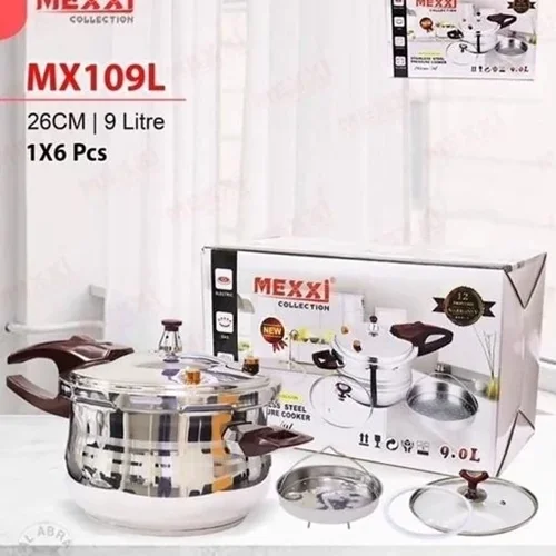 زودپز روگازی9لیتریMEXXIمدل دسته دار